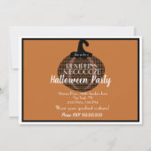 Invitation Citrouille d'Halloween adulte (Devant)