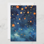 Invitation Citrouille d'Halloween Un Petit Baby shower Boo Bo (Dos)