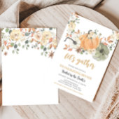 Invitation Citrouille Dîners Thanksgiving