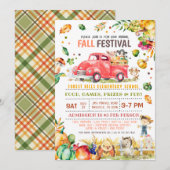 Invitation Citrouille du Festival d'automne (Devant / Derrière)