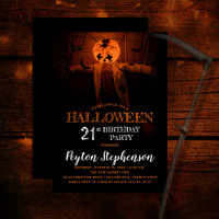 Citrouille effrayant Halloween fête de 21ème anniv