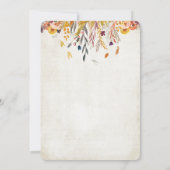 Invitation Citrouille Elephant Fall Baby shower (Dos)