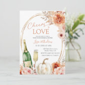 Invitation Citrouille encourage à aimer la Fête des mariées i (Debout devant)