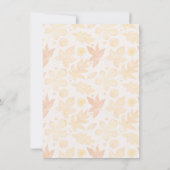 Invitation Citrouille épice automne Thanksgiving Fête des mar (Dos)