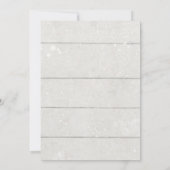 Invitation Citrouille florale rustique pêche corail blanc shi (Dos)