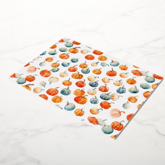 Invitation citrouille Foil (Rotation)