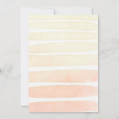 Invitation Citrouille Gold Fall Orange First Birthday Invitat (Dos)