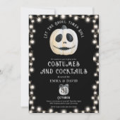Invitation Citrouille gothique de la fête d'Halloween pour ad (Devant)