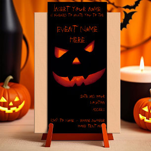 Invitation Citrouille Halloween 001