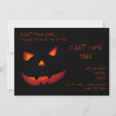 Invitation Citrouille Halloween 001 (Devant)