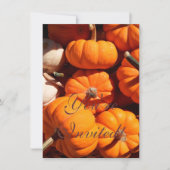 Invitation Citrouille halloween Jack-o'-lantern orange citrou (Devant)