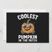 Invitation Citrouille le plus froid dans le Patch Halloween (Devant)