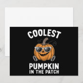 Invitation Citrouille le plus froid dans le Patch Halloween (Devant / Derrière)