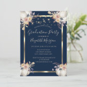 Invitation Citrouille, Lumières, Bois, Fête de Graduation de (Debout devant)