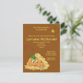 Invitation Citrouille mignon Automne Baby shower d'automne In (Debout devant)