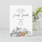 Invitation Citrouille nuptiale d'automne (Debout devant)