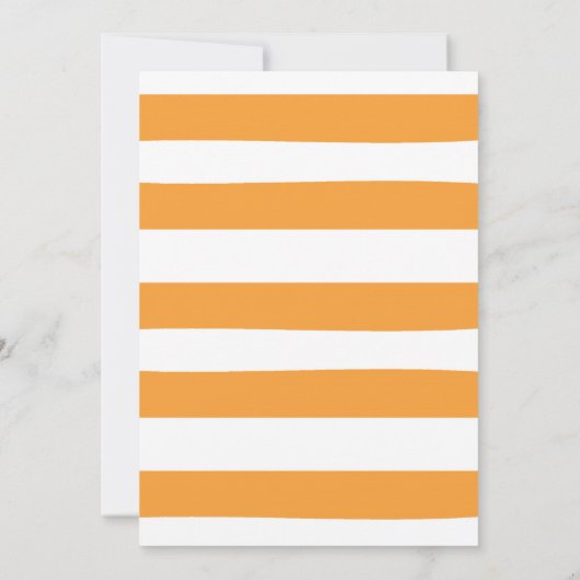 Invitation citrouille pour le premier anniversaire (Dos)