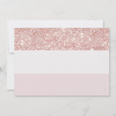 Invitation Citrouille rose chic 1er anniversaire Twin Girls P (Dos)