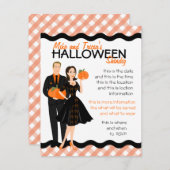 Invitation Citrouille Shindig (Devant / Derrière)