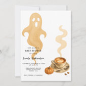 Invitation Citrouille Spice Automne Café Boissons Baby shower (Devant)