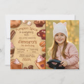 Invitation Citrouille Spice et Tout Ce Qui Est Agréable avec (Devant)