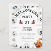 Invitation Citrouille | Spider Web Halloween Bureau Party Bla (Devant)