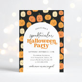 Invitation Citrouille Spooktacular Halloween Parti