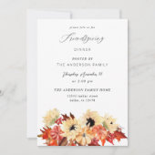 Invitation Citrouille & Sunflower Friendsgiving (Devant)