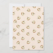 Invitation citrouille - Un petit Baby shower Citro (Dos)