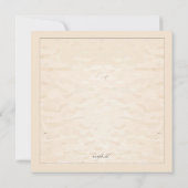 Invitation citrouille Wreath (Dos)