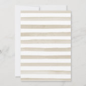 Invitation Citrouilles fleuries blanches et dorées Shower de  (Dos)