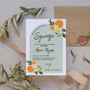 Invitation Citrus a trouvé son grand amour : Shower de mariag