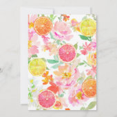 Invitation Citrus Bridal Shower Invitation, Floral Lemon (Dos)