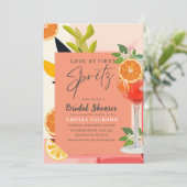 Invitation Citrus citron amour au premier spritz Fête des mar (Debout devant)