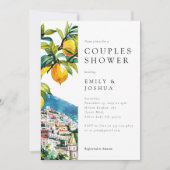 Invitation Citrus Citrus Amalfi Coast Couples Douche (Devant)