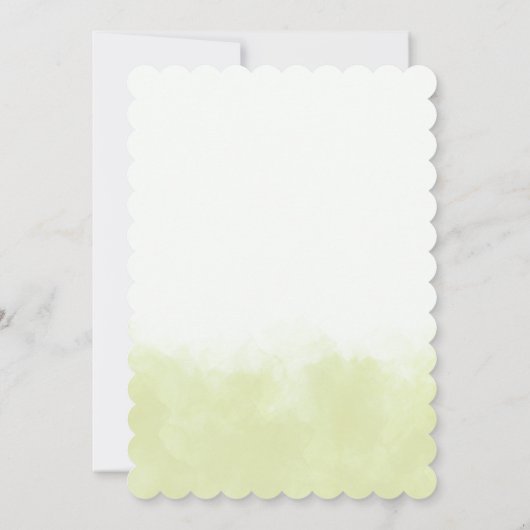 Invitation Citrus de citron vert frais Baby shower neutre (Dos)