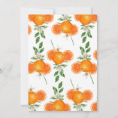 Invitation Citrus Elle A Trouvé Sa Fête des mariées Squeeze (Dos)