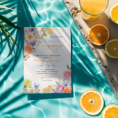 Invitation Citrus Elle A Trouvé Sa Principale Fête des mariée