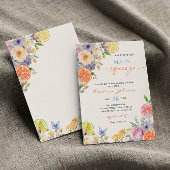 Invitation Citrus Elle A Trouvé Sa Principale Fête des mariée