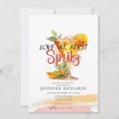 Invitation Citrus | Fête des mariées Cocktail (Devant)
