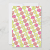 Invitation Citrus Fruit Citron Lime Orange Grappe (Dos)