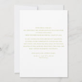 Invitation Citrus Green Script Photo Graduation Announcement  (Dos)