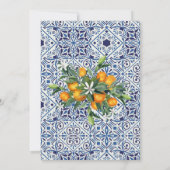 Invitation Citrus Love est doux prendre un signe de faveur (Dos)