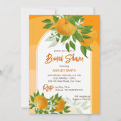 Invitation Citrus oranges nuptiale d'été (Devant)