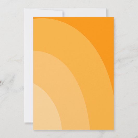 Invitation Citrus oranges nuptiale d'été (Dos)