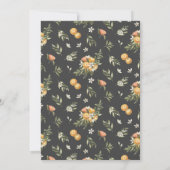 Invitation Citrus Orchard | Boho Botanical Mariage (Dos)