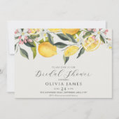 Invitation Citrus thème nuptiale douche (Devant)