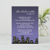 Invitation Cityscape Bachelorette (Debout devant)