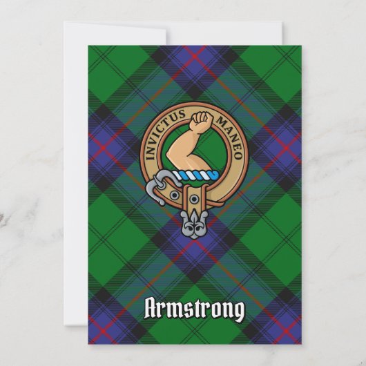 Invitation Clan Armstrong Crest (Dos)