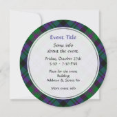Invitation Clan Baird Tartan (Dos)